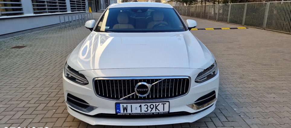 Volvo S90 cena 139000 przebieg: 72000, rok produkcji 2019 z Warszawa małe 352